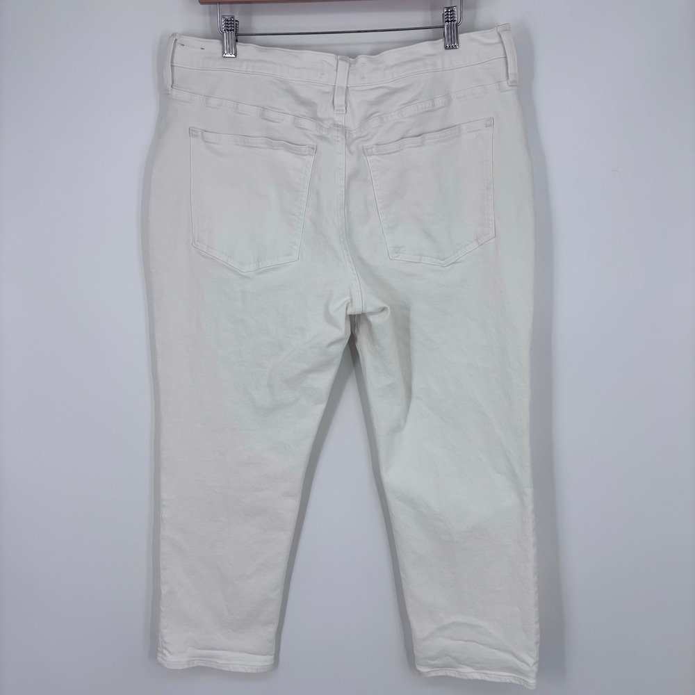 Madewell The Perfect Vintage Jean Womens 32P White High Rise Tapered Denim - Picture 5 of 10